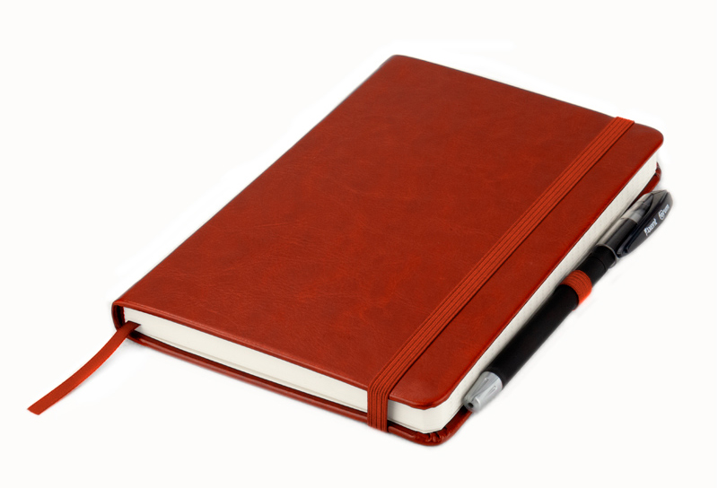 Книга записная Partner Lux А5, 96л., кл., бордо Axent - фото 3