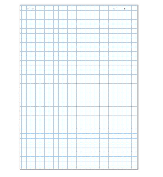 Блокнот для флипчартов в клетку 64*90мм., 20л. BuroMax - фото 1