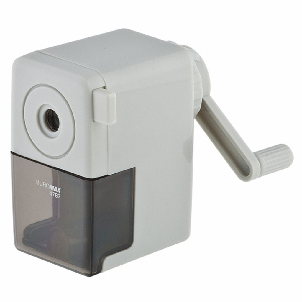 Точилка механічна, знімний контейнер для стружки, струбцина для кріплення BuroMax - фото 2