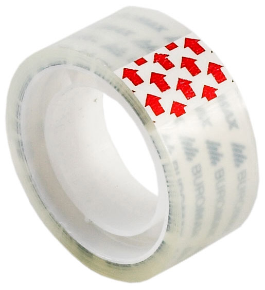 Клейка стрічка18мм.*10м., в індивідуальній упаковці, прозор. BuroMax - фото 2