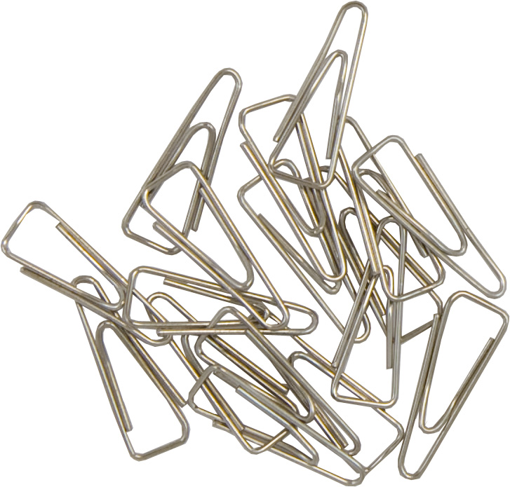 Скріпки нікельовані трикутні, 25мм., 100шт., картон. уп. BuroMax - фото 2