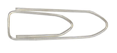 Скрепки 28мм., никель., пятиугольные, 100шт., картон. уп. BuroMax - фото 2