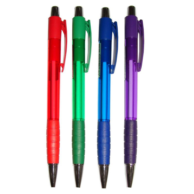 Ручка кулькова автоматична Colorado, корпус асорт., ст. син. NORMA - фото 3