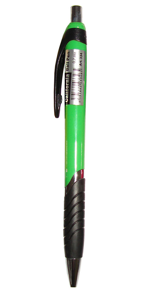 Ручка кулькова автоматична California, корпус асорт., ст. син.  NORMA - фото 7