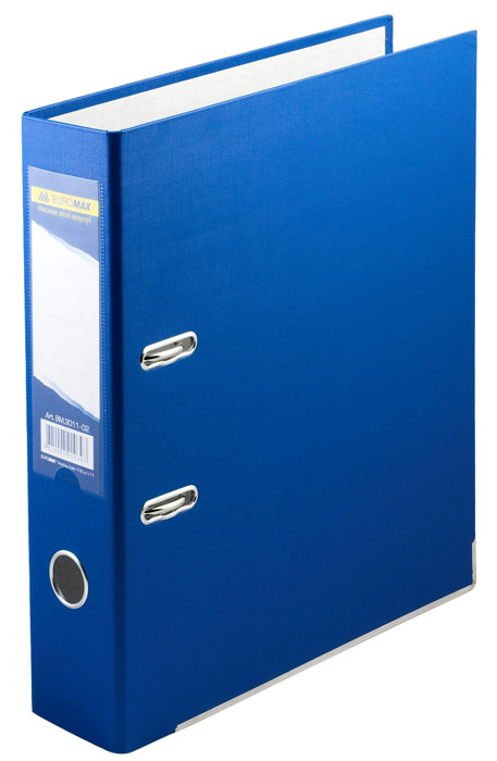 Реєстратор 5см. А4 (PVC), син. BuroMax - фото 5