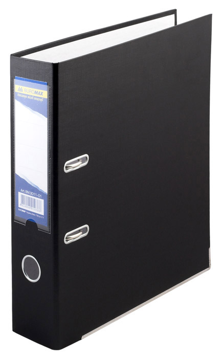 Реєстратор 7см. А4 (PVC), чорн. BuroMax - фото 4