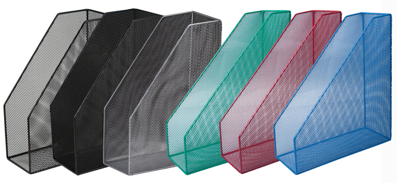 Лоток вертикальний металевий, чорн. BuroMax - фото 1