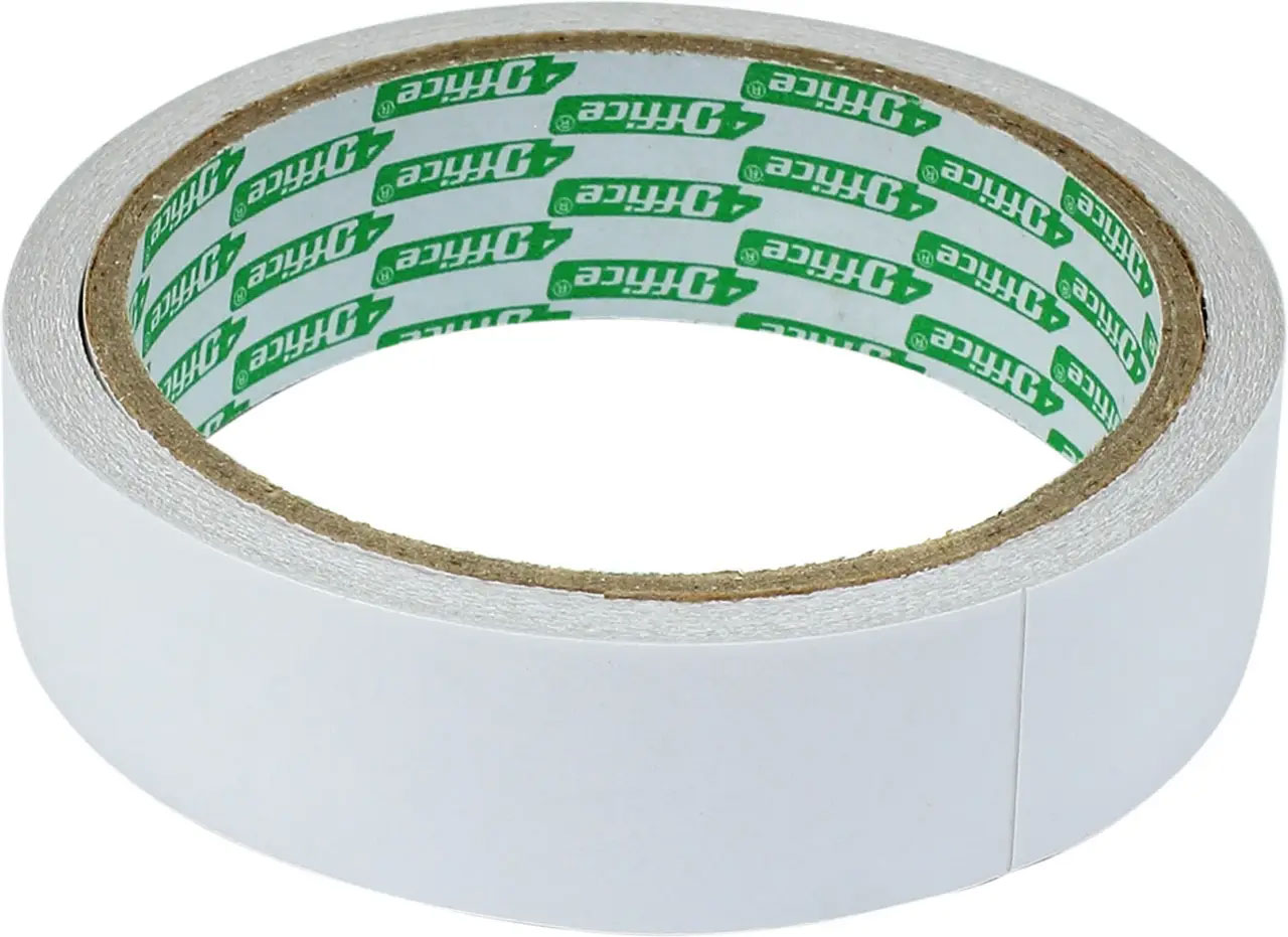 Клейка стрічка двостороння 24мм.*10м., прозор. 4Office - фото 3