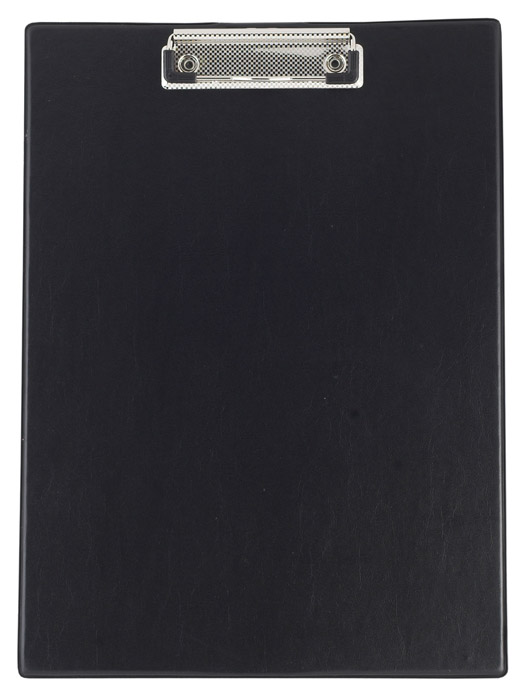 Планшет з верхнім прижимом (PVC) А4, чорн. BuroMax - фото 1