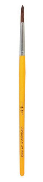 Пензлик для малювання круглий поні №4 ZiBi - фото 1