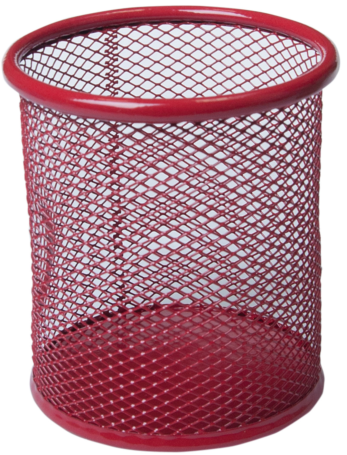 Підставка для ручок мет. перфорована чорн., черв. BuroMax - фото 2