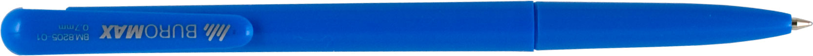 Ручка шариковая автоматическая ВМ.8205, корпус ассорт., стержень син. BuroMax - фото 2