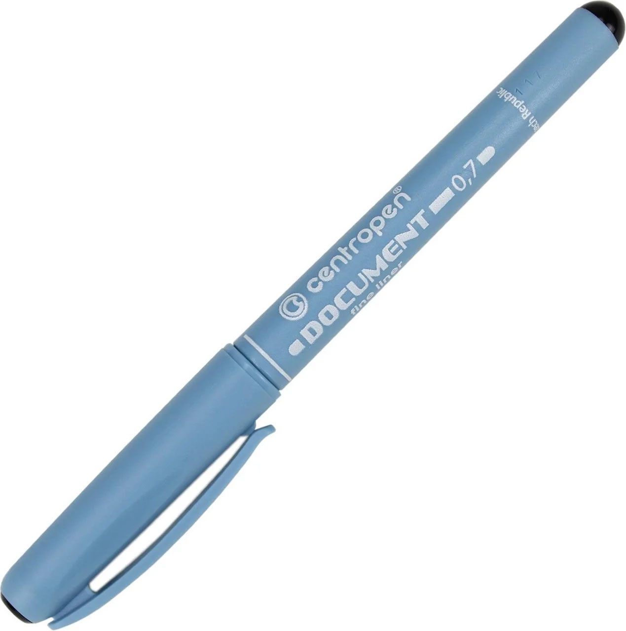 Лінер Document 0.7мм.,2631 корпус, гол., ст., чорн. Centropen - фото 1