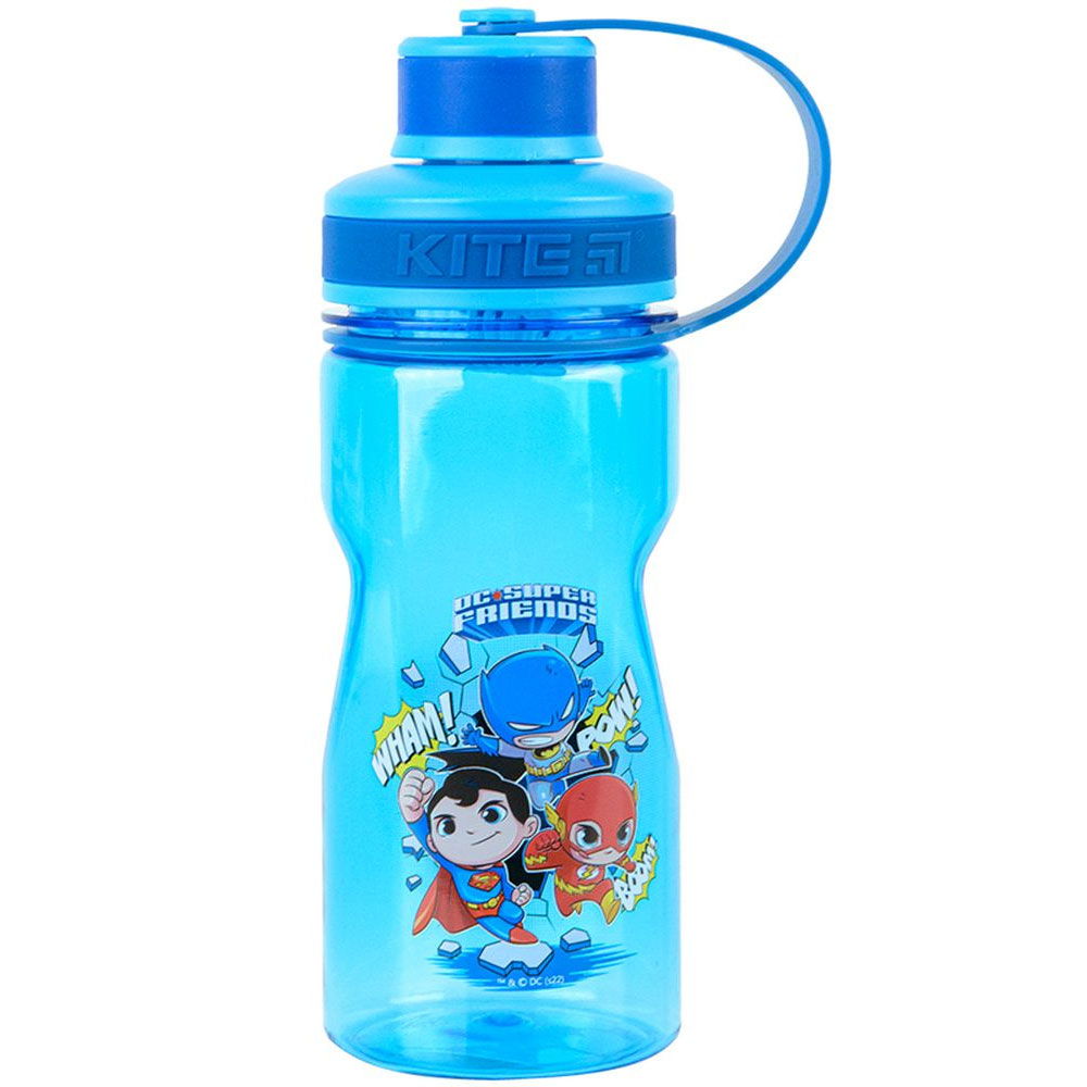 Пляшечка для води Kite 500мл, «DC Comics» Super Friends, син. Kite - фото 1