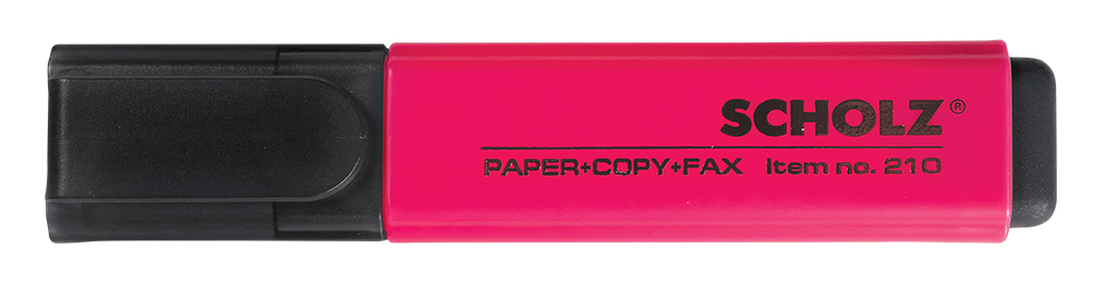 Маркер текстовий 210, 1-5мм., рожев. Scholz - фото 2