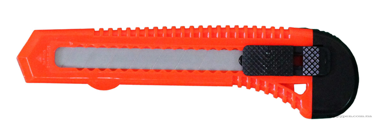 Ніж канцелярський великий 18мм., пластиковий NORMA - фото 2