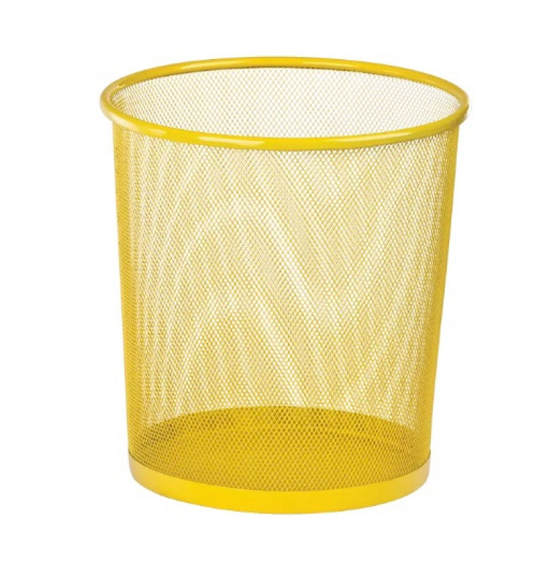 Корзина для бумаг 12л.(265*265*280мм.), круглая металлическая 