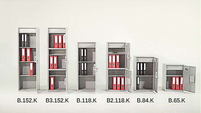 Сейф офисный (652*460*350мм.) ключевой сувальдный замок, B.65.K Griffon - фото 5