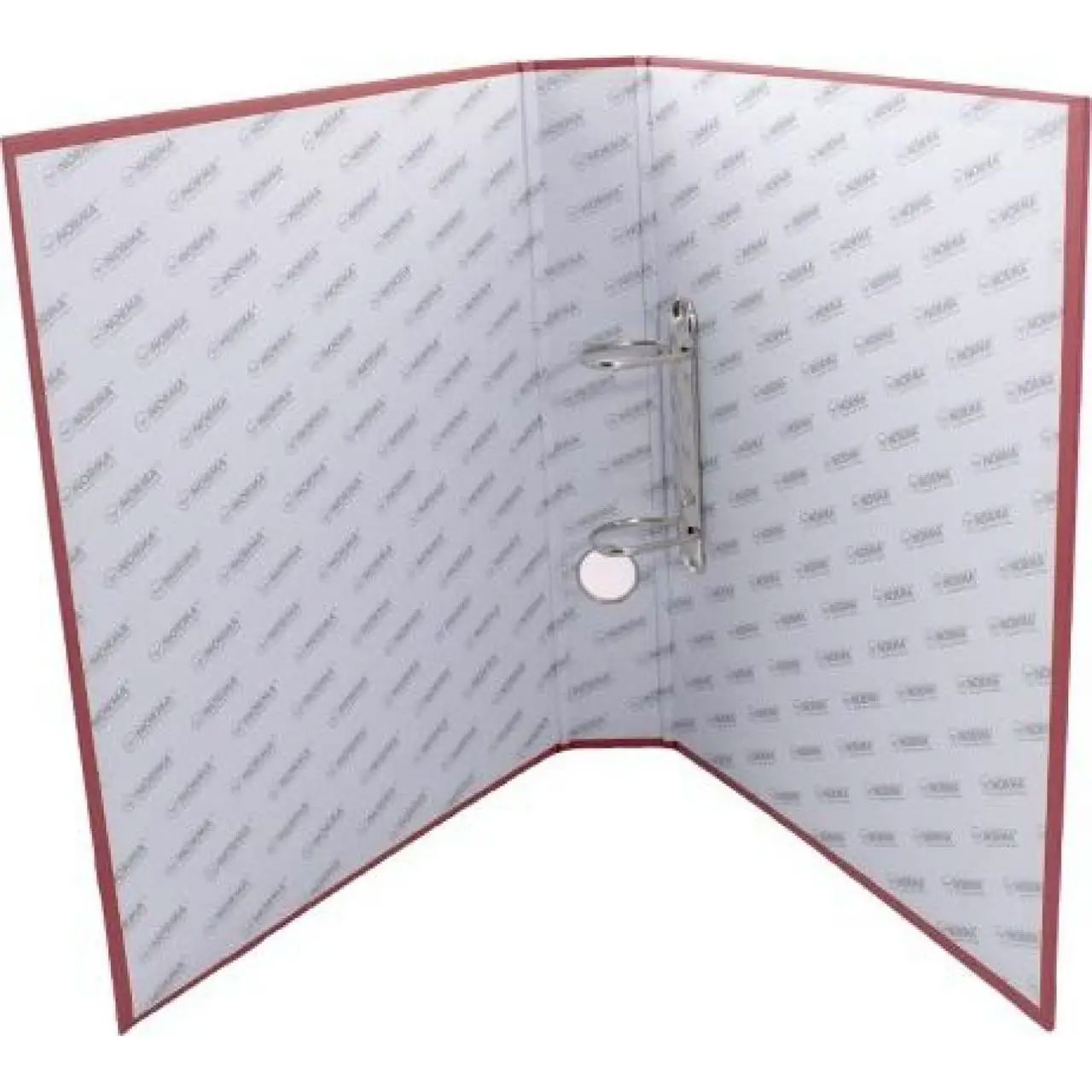 Папка А4, 50мм., 2кольца (PVC), красн. NORMA - фото 4