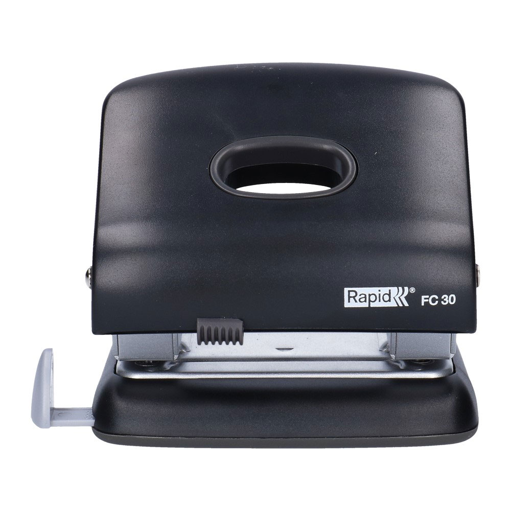 Діркопробивач на 2 отвори, до 30 аркушів Fashion FC30, металевий, чорн. Rapid - фото 4