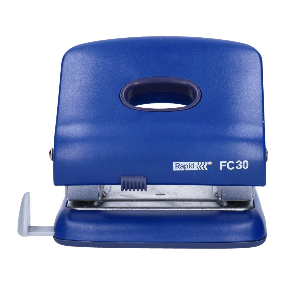Діркопробивач на 2 отвори, до 30 аркушів Fashion FC30, металевий, син. Rapid - фото 3