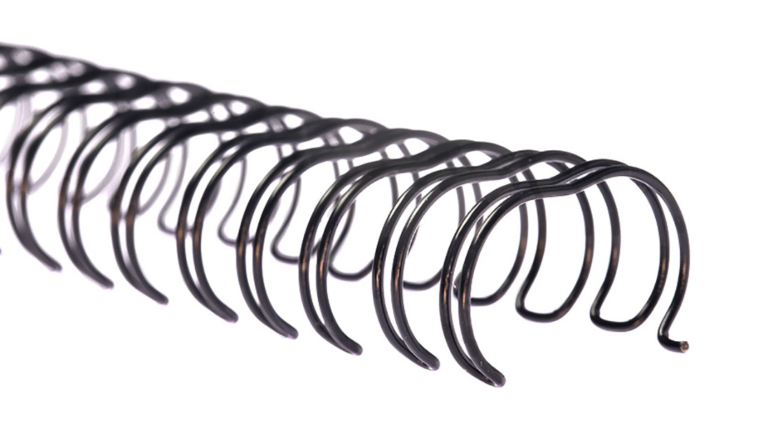 Пружины метал. 12,7 мм.; 3:1, 100шт./уп., черн. D&Art - фото 1