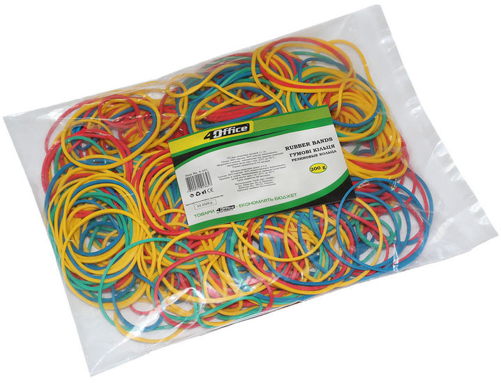 Гумки для грошей (d=50мм.) 200г., колір асорті 4Office - фото 3