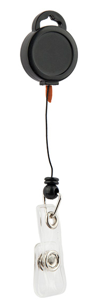 Нитка для бейджа, з механізмом автоматичного змотування, 38см. чорн. Axent - фото 3