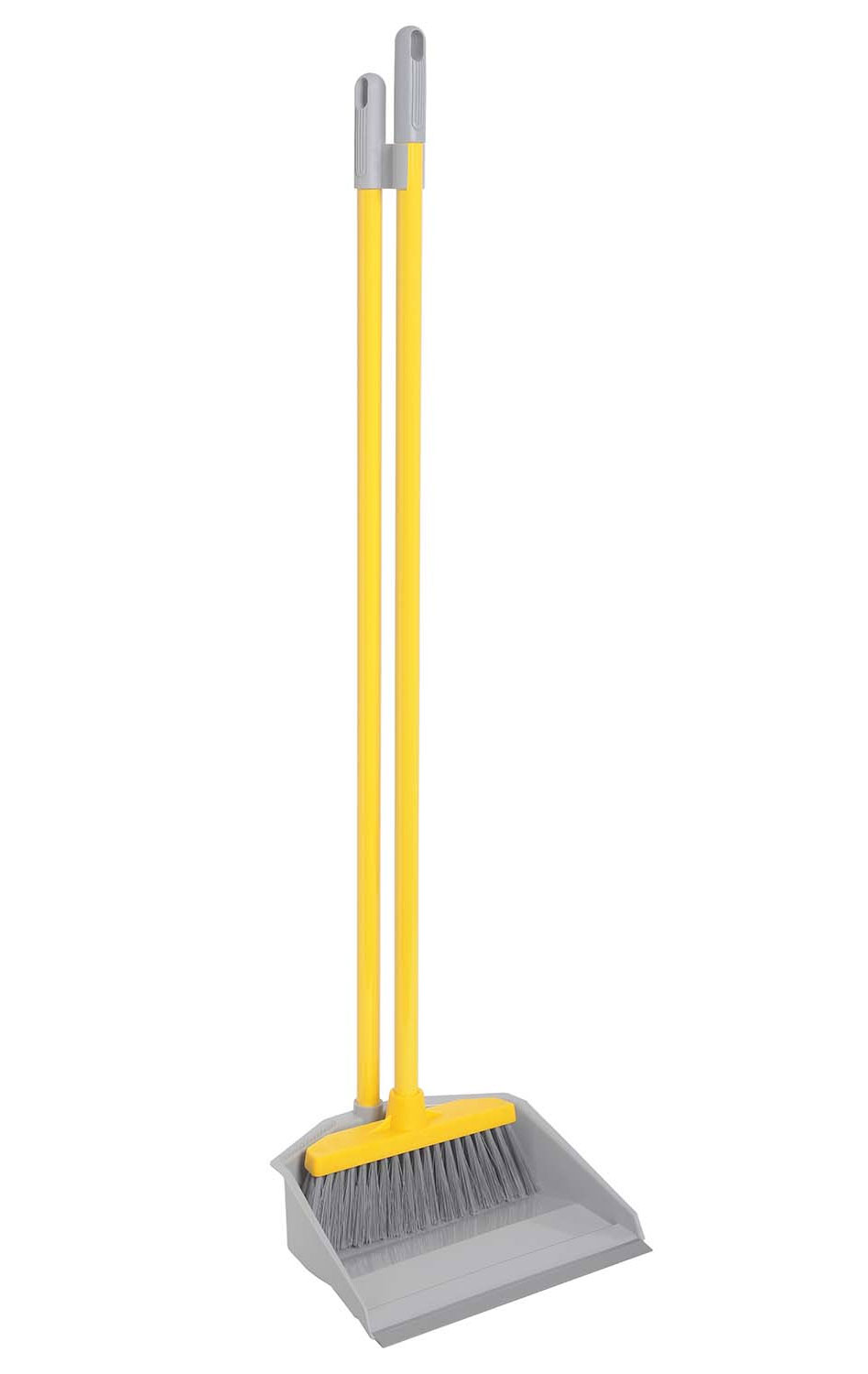 Набор для уборки помещений: щетка с длинной ручкой и совком, мягкий ворс (A11703) Apex - фото 3