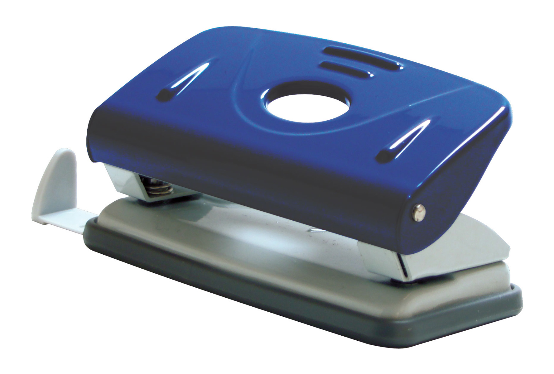 Діркопробивач на 2 отвори, до 10 аркушів (4344), металевий, син. NORMA - фото 1