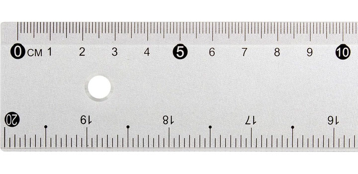 Линейка пластиковая 50см., прозр. Scholz - фото 3