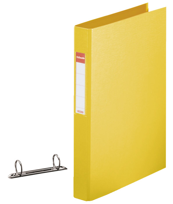 Папка А4, 35мм., 2кольца (25мм.), желт. Esselte - фото 1