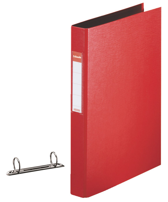Папка А4, 35мм., 2кольца (25мм.), красн. Esselte - фото 1
