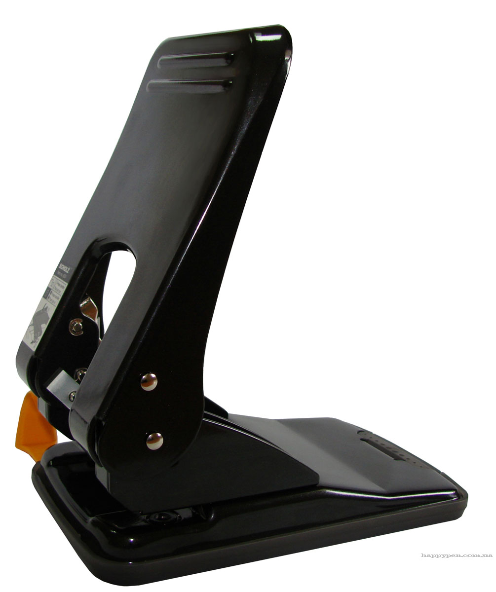 Діркопробивач великий, на 2 отвори, до 50 аркушів (4351), металевий, з механізмом зменшення зусиль д Scholz - фото 2