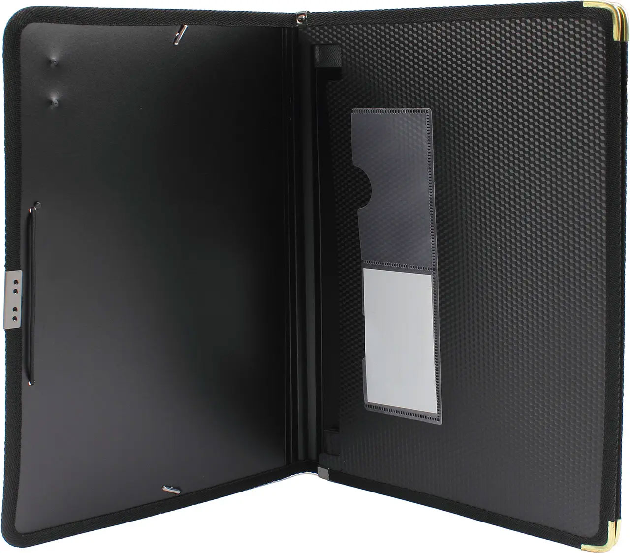 Папка-картотека на 2 отделения, А4, на резинках, черн. Scholz - фото 2