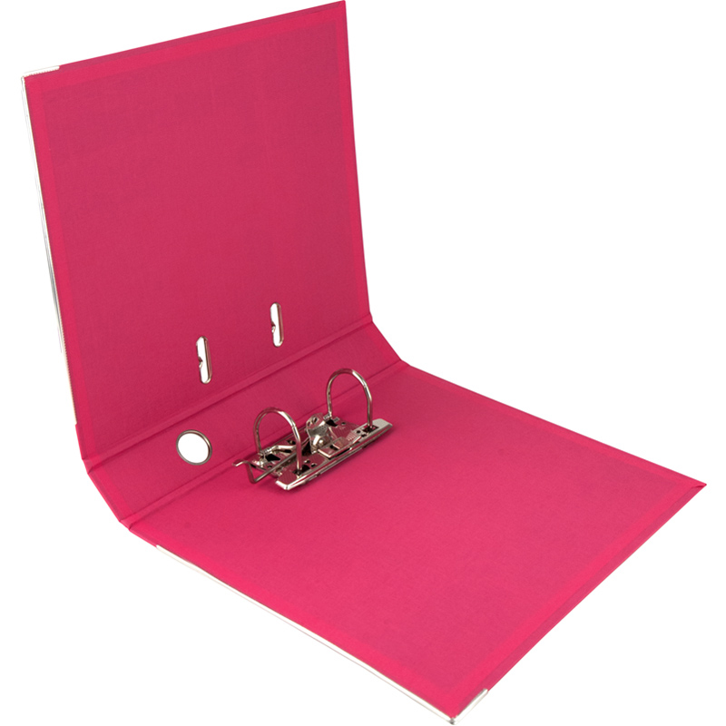 Регистратор 5см. А4 (PP), двусторонний, розов. Axent Delta - фото 1