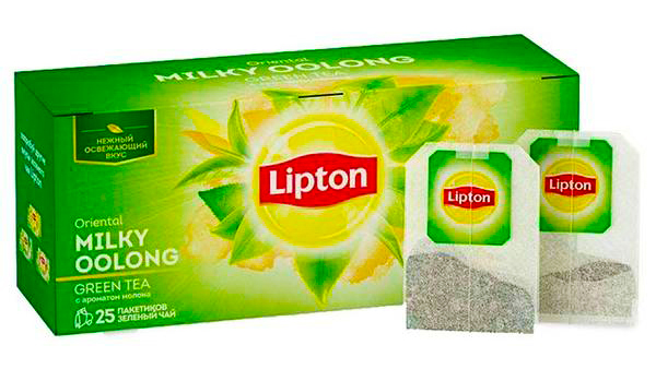 Чай зеленый байховый Oriental Milky Oolong, 25пак. по 2г Lipton - фото 1