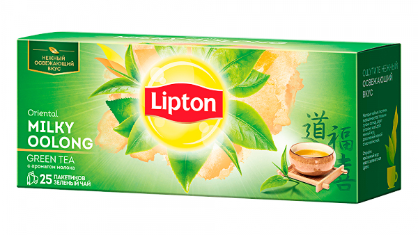 Чай зеленый байховый Oriental Milky Oolong, 25пак. по 2г Lipton - фото 2