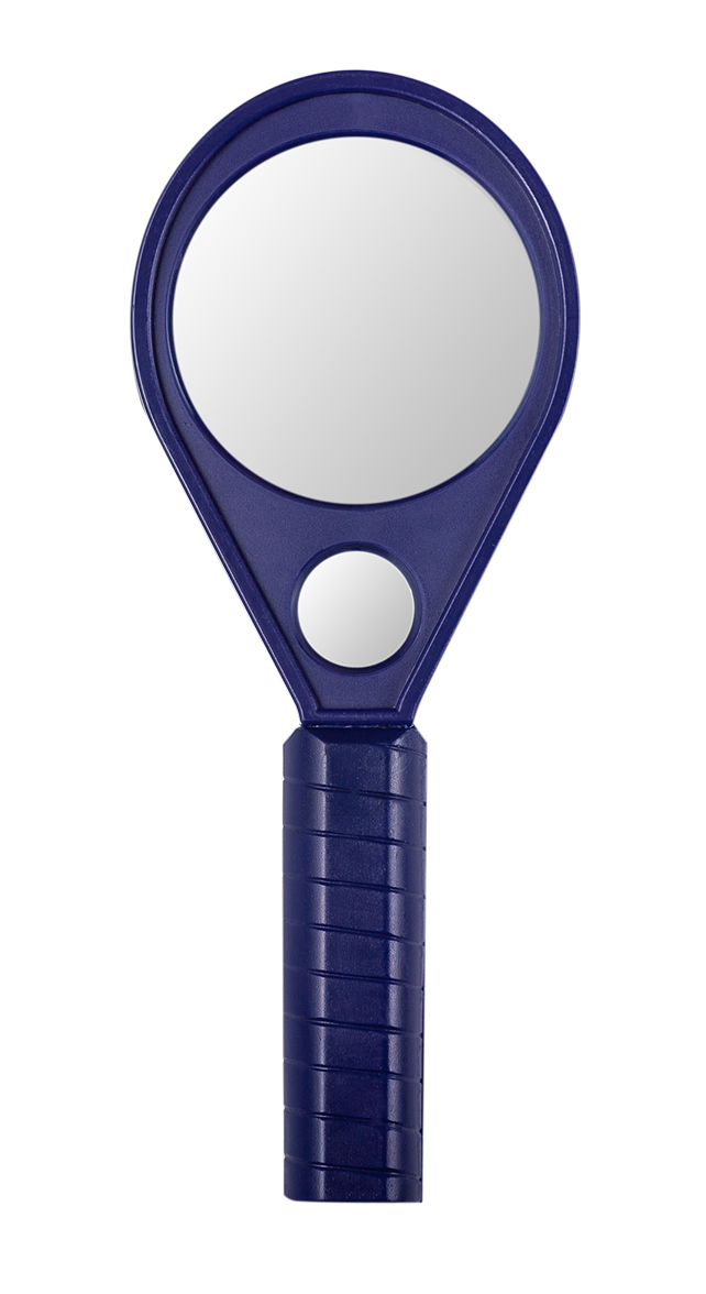 Лупа D50/16 d=50мм; d=16мм..,4х та 8х кратне збільшення, дві лінзи, оптичне скло BuroMax - фото 1