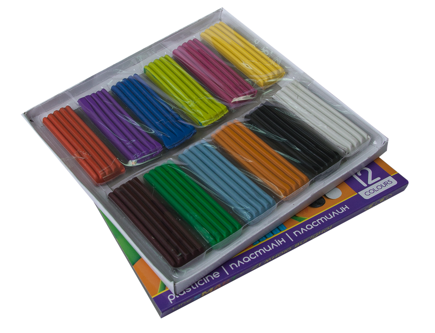 Пластилин 12цв., 240гр. SMART Line ZiBi - фото 1