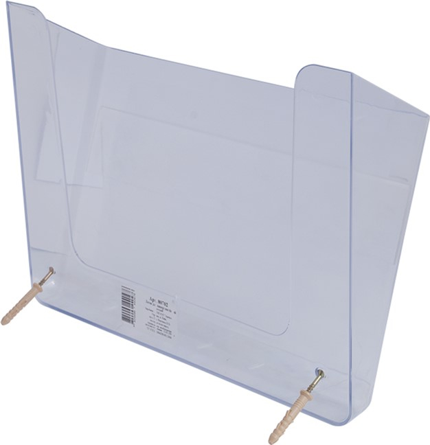 Лоток настенный для бумаг, прозр. Арника - фото 2