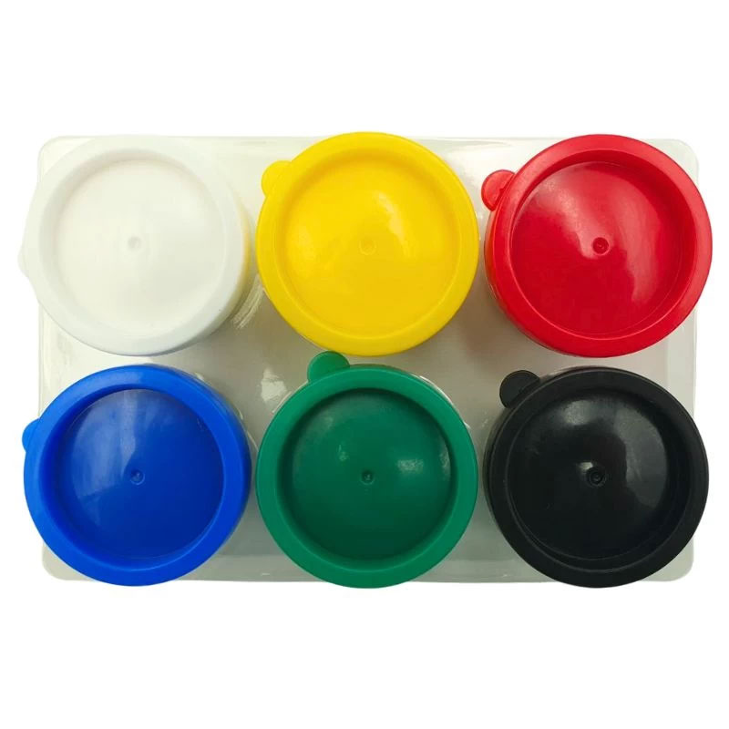 Краски для рисования пальцами 6цв. по 35мл. JosefOtten - фото 3