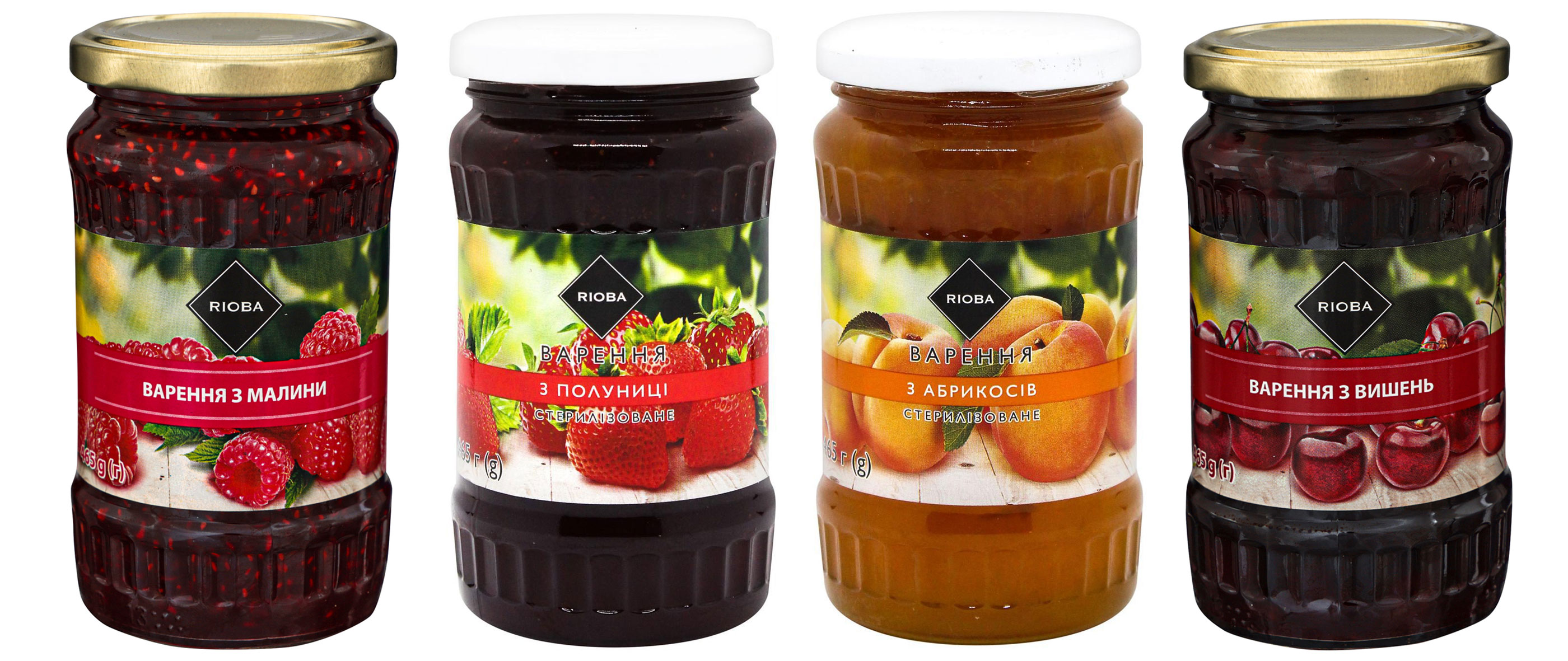 Варенье 0,4-0,5л., ассорт. Rioba - фото 2