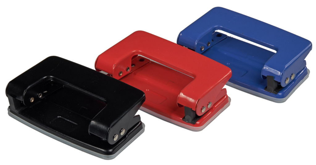 Діркопробивач на 2 отвори, до  8 аркушів (4-300), асорті 4Office - фото 1