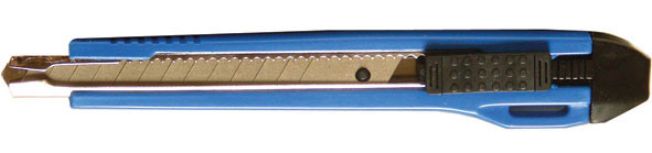 Ніж канцелярський малий 9мм., металева направляюча 4Office - фото 1