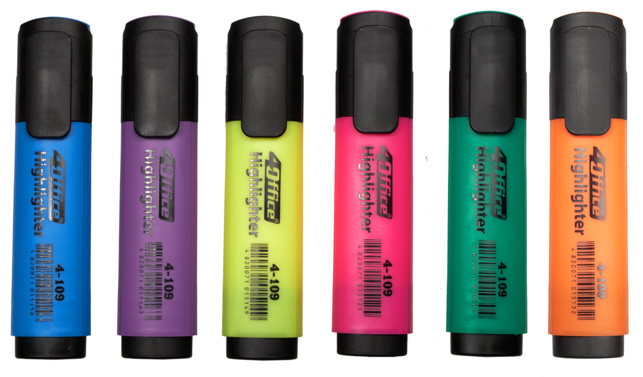 Маркер текстовий 4-109, 1-5мм., блакит. 4Office - фото 3