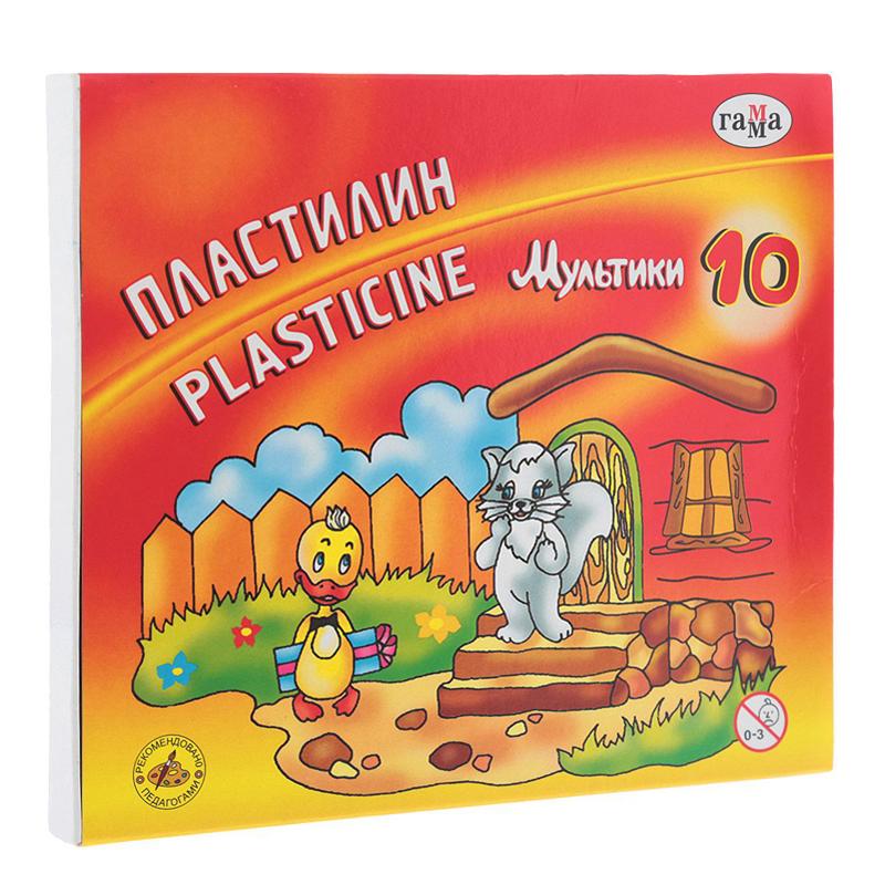 Пластилин 10цв., 