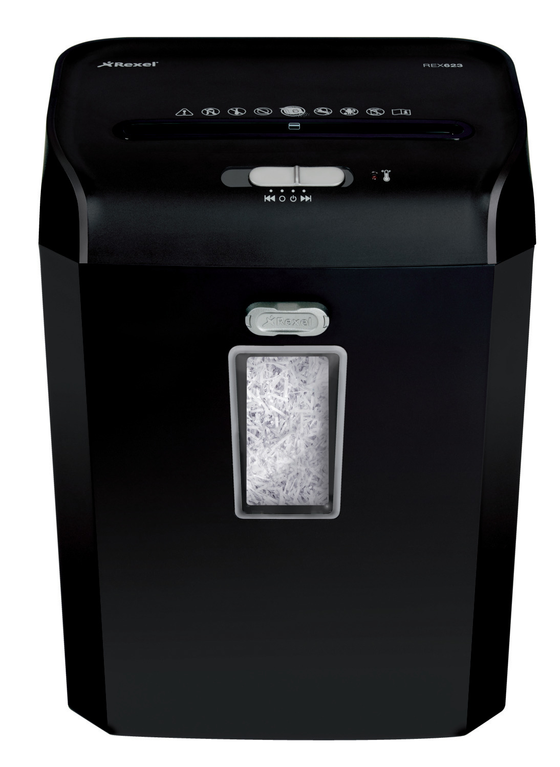 Уничтожитель документов Promax REX623 Р4 6листов, перекрексная резка, корзина 23л. Rexel - фото 1