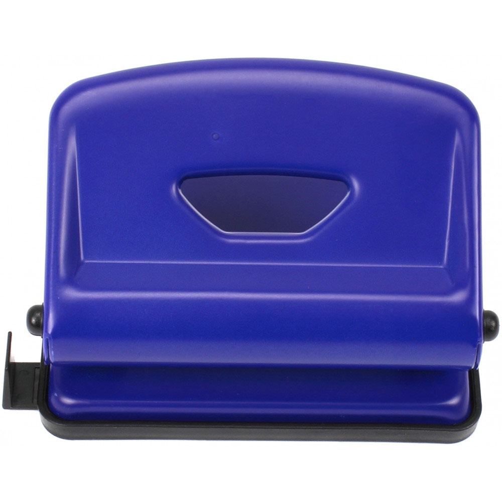 Дырокол на 2 отверстия, до 16 листов (4317), металлический, син. Scholz - фото 2