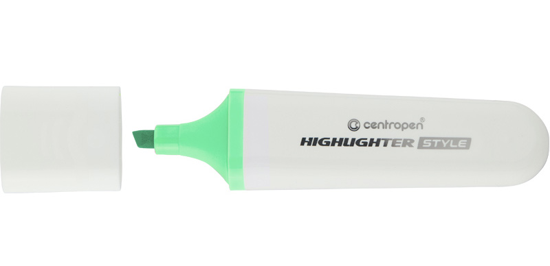Маркер текстовий Highlighter Style 6252, 1-4,6мм., пастельний зел. Centropen - фото 1